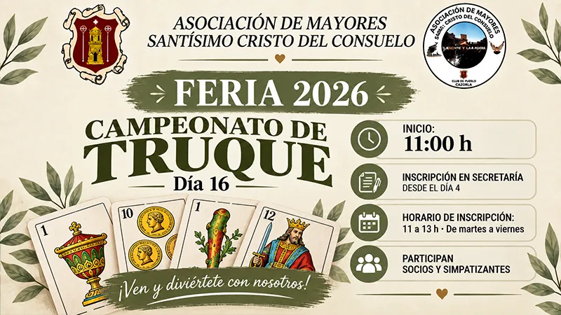 Campeonato de Truque · Asociación de Mayores